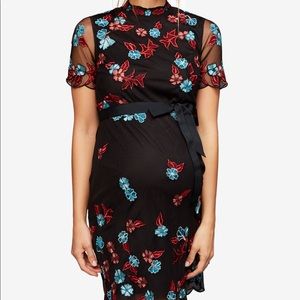 Floral maternity dress